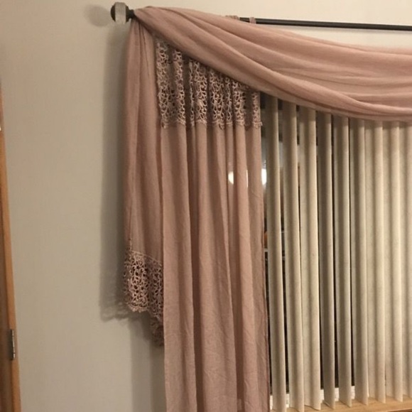 Dusty Pink Drapes - Picture 3 of 5